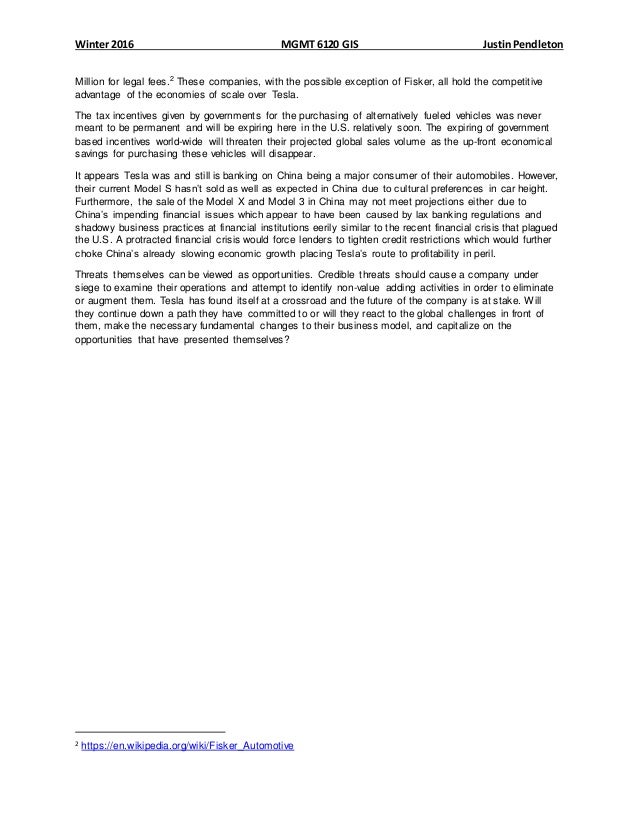 Tesla case study answers image