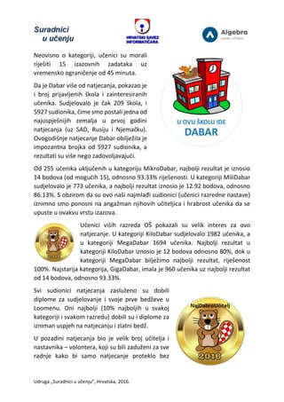 Dabar 2016 Zbirka zadataka | PDF