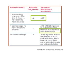 Camm AJ et al. Rev Esp Cardiol 2010;63:e1-e83.
 