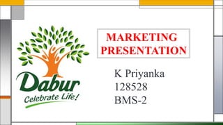MARKETING
PRESENTATION
K Priyanka
128528
BMS-2
 