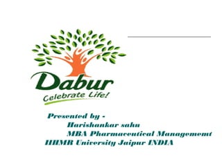 Presented by -
Harishankar sahu
MBA Pharmaceutical Managememt
IIHMR University Jaipur INDIA
 