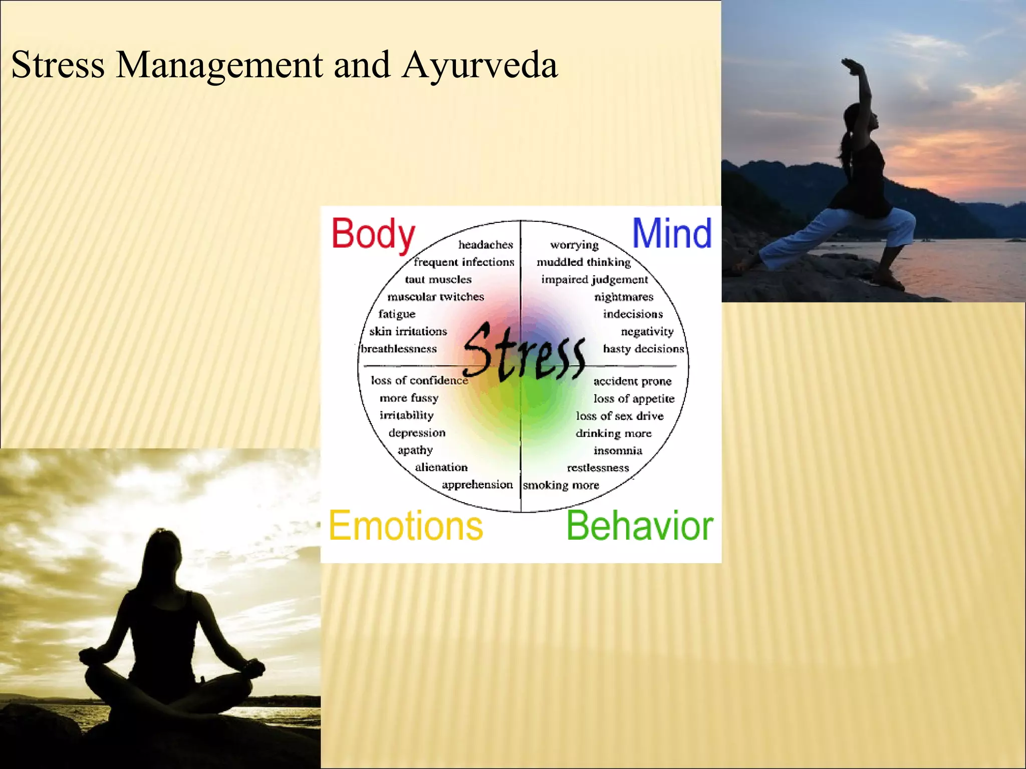 Stress management and Ayurveda | PPT