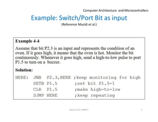 Comprehensive Overview of Computer Architecture and Microcontroller ...