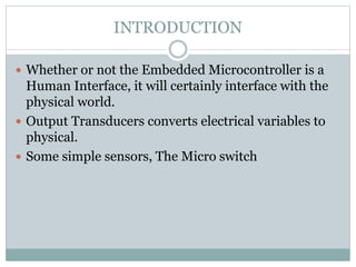 DAC and sensor interfacing with PIC | PPTX