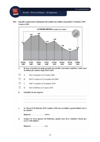 Invalsi – Prove in Itinere – II Superiore
www.guidastudenti.it
12
 