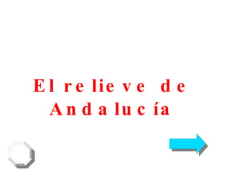 El relieve de Andalucía 