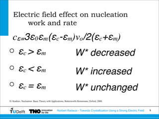 Towards Crystallization Using a Strong Electric Field | PDF