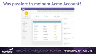 Was passiert in meinem Acme Account?
 