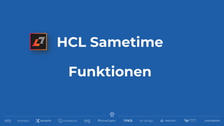 HCL Sametime
Funktionen
 