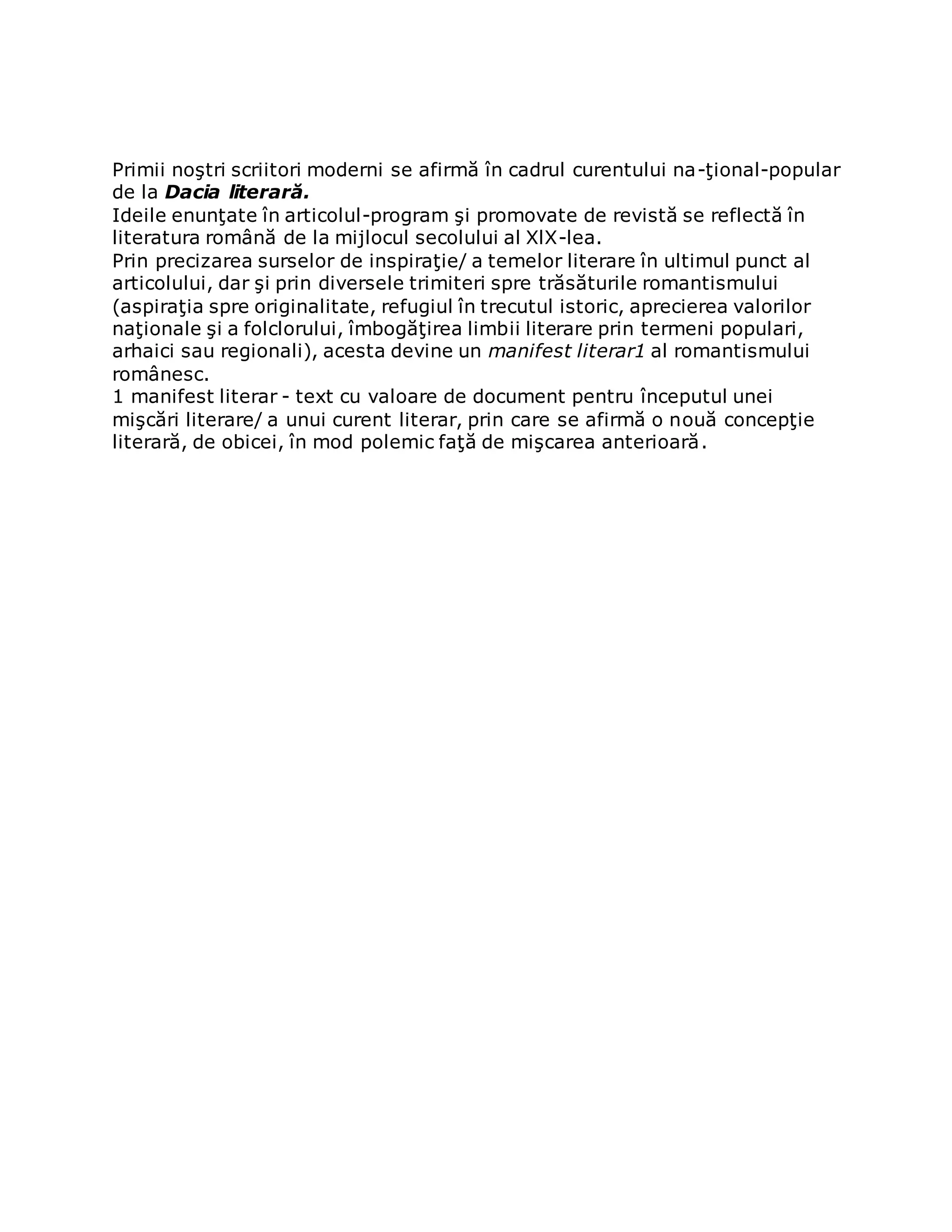 Dacia literara PDF