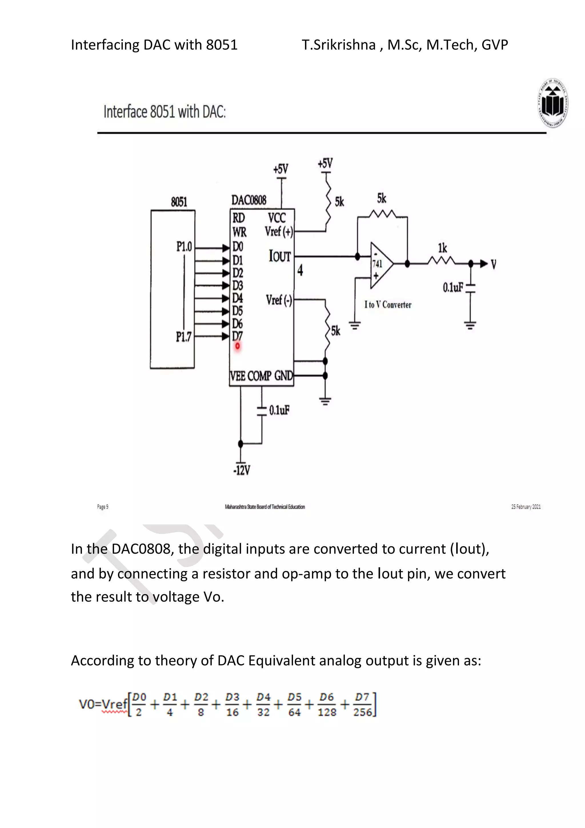 DAC Interfacing with 8051.pdf