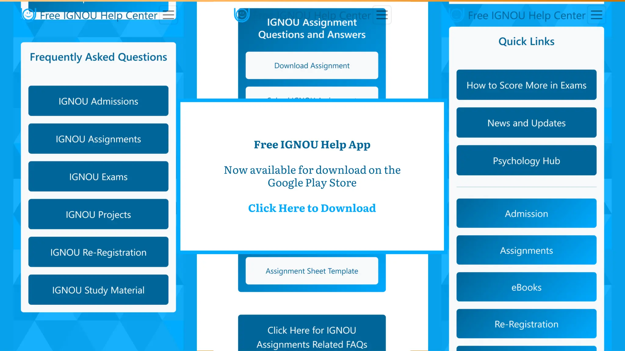 Free IGNOU Help App
Now available for download on the Google Play Store
Click Here to Download
Free IGNOU Help App
Now available for download on the
Google Play Store
Click Here to Download
 