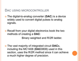 Digital to Analog Converter by LDCE students | PPTX