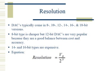 DAC , Digital to analog Converter | PPT