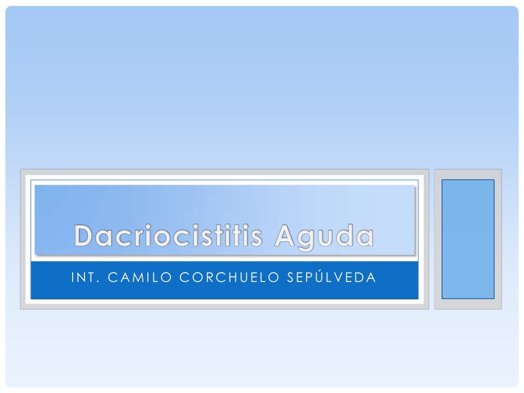 Dacriocistitis aguda