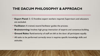 Comprehensive Overview of the DACUM Curriculum Model for Competency ...