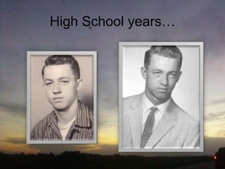 High School years…
 