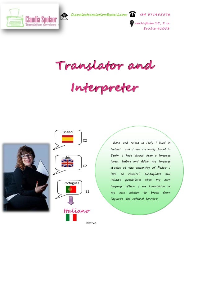 translator and interpretercv interpreter cv