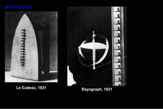 Man Ray Cont. Le Cadeau, 1921 Rayograph, 1921 