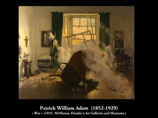 Patrick William Adam (1852-1929)
« War » (1915, McManus: Dundee's Art Galleries and Museums.)
 