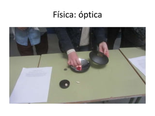 Física: óptica
 