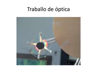 Traballo de óptica
 