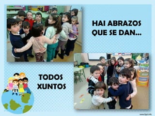 HAI ABRAZOS
QUE SE DAN…

TODOS
XUNTOS

 