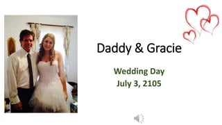 Daddy & Gracie
Wedding Day
July 3, 2105
 