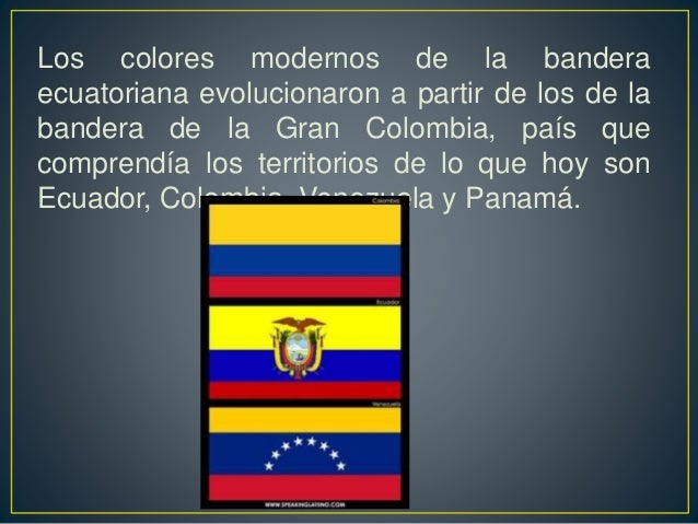 Diferencia Banderas Ecuador Colombia Venezuela