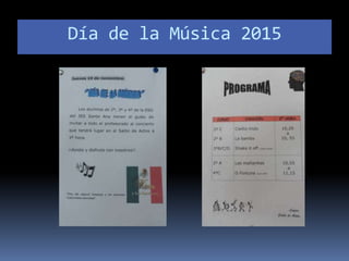 Día de la Música 2015
 