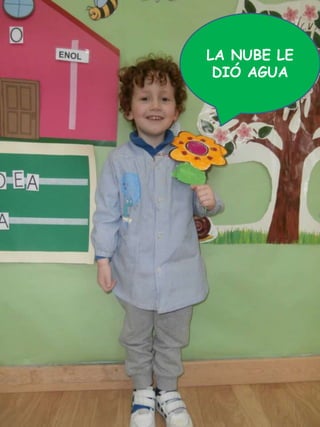 LA NUBE LE
DIÓ AGUA
 