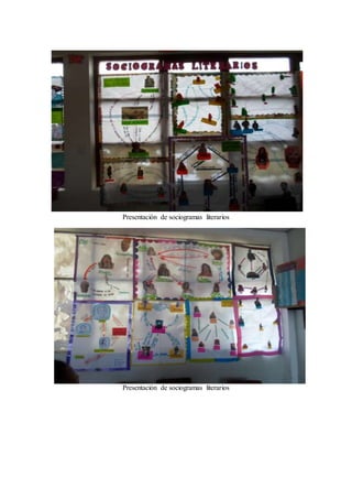 Presentación de sociogramas literarios 
Presentación de sociogramas literarios 
 