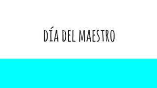 díadelmaestro