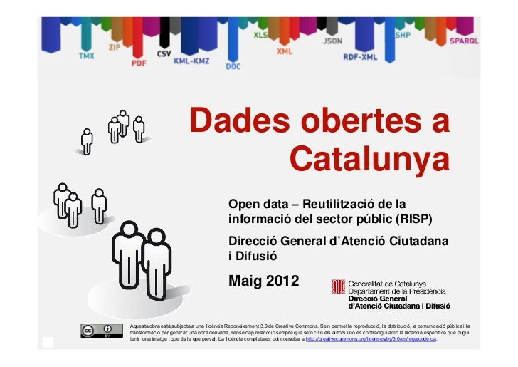 Dades obertes a                                   Catalunya                                                 Open data – Re...