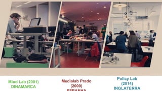 Policy Lab
(2014)
INGLATERRA
Medialab Prado
(2000)
Mind Lab (2001)
DINAMARCA
 