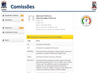 Comissões

 