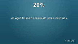 Dados atuais sobre a água