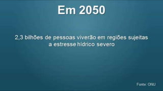 Dados atuais sobre a água