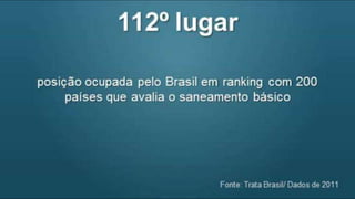 Dados atuais sobre a água