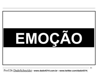EMOÇÃO Prof.Dr. DadoSchneider  - www.   dado4314   .com.br - www.twitter.com/dado4314   
