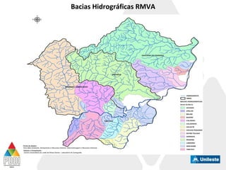 Bacias Hidrográficas RMVA
 