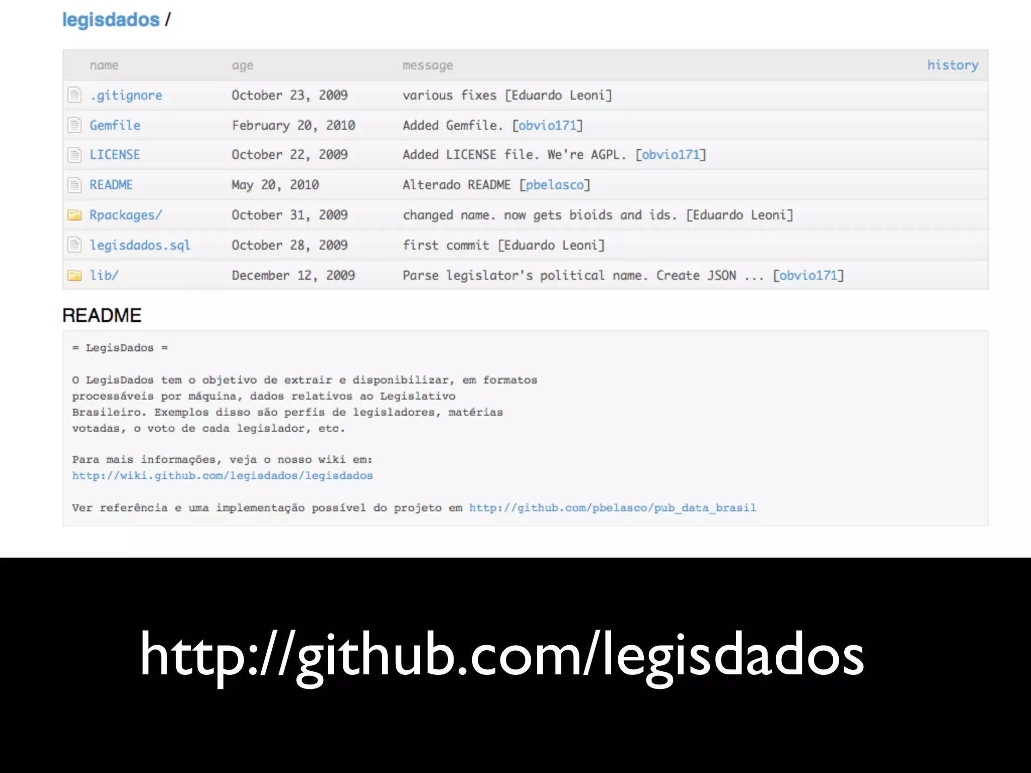 http://github.com/legisdados
 