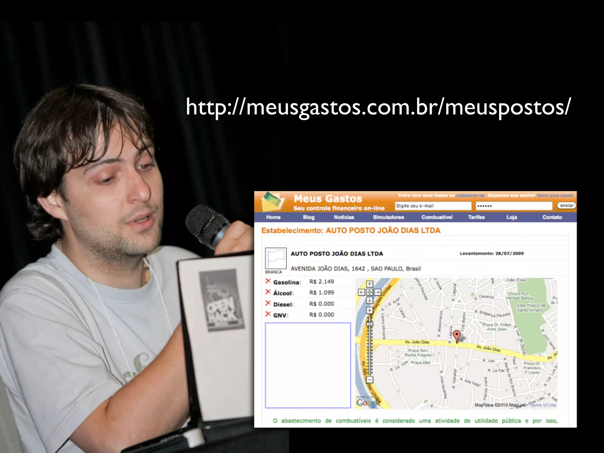 http://meusgastos.com.br/meuspostos/
 