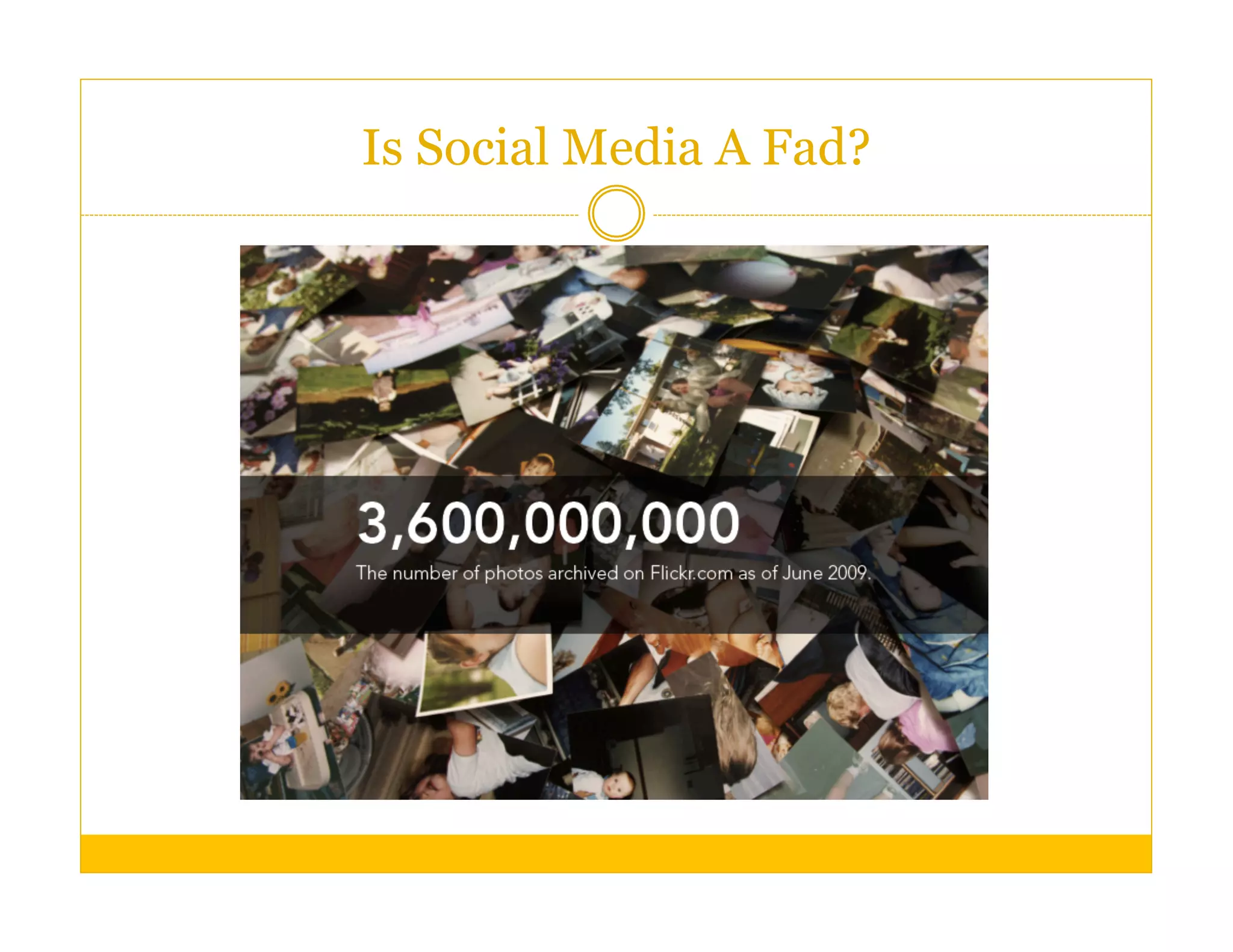 Is Social Media A Fad?
 