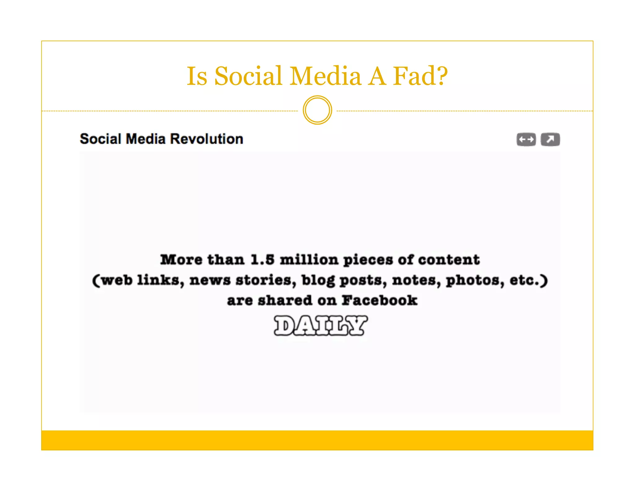 Is Social Media A Fad?
 