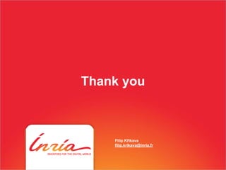 Thank you
Filip Křikava
filip.krikava@inria.fr
 