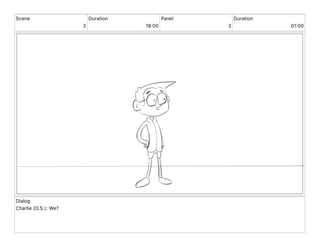 Scene
3
Duration
18 00
Panel
3
Duration
01 00
Dialog
Charlie (O.S.): We?
 