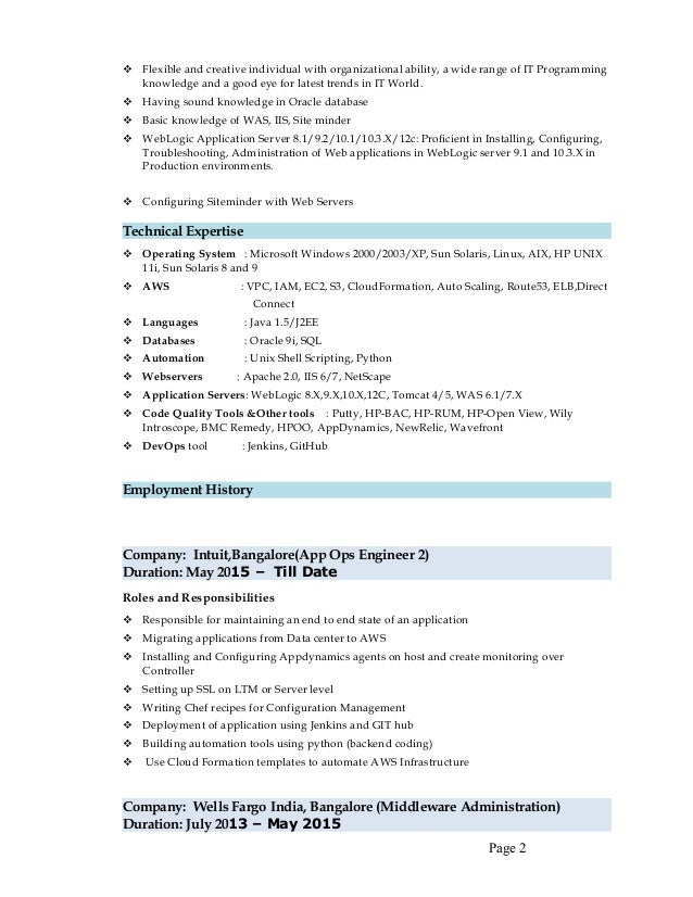 resume neha aws