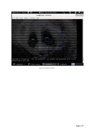 Page | 57
Figure 16: Slowloris attack
 