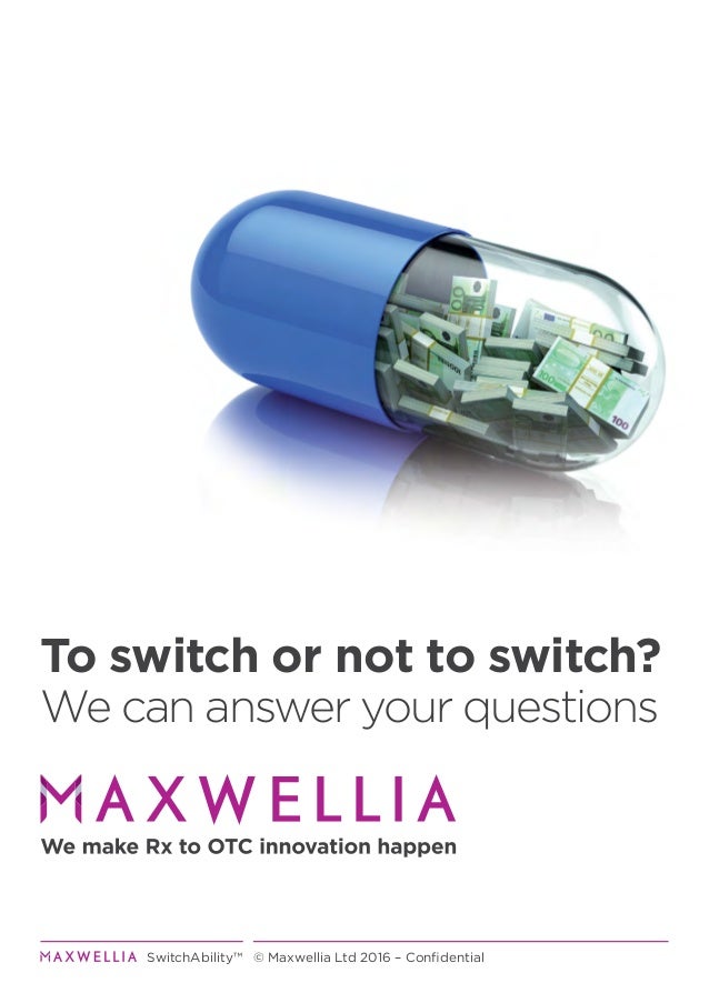 Maxwellia Rx to OTC Switch Capability Brochure
